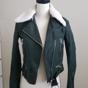 ZARA faux leather jacket